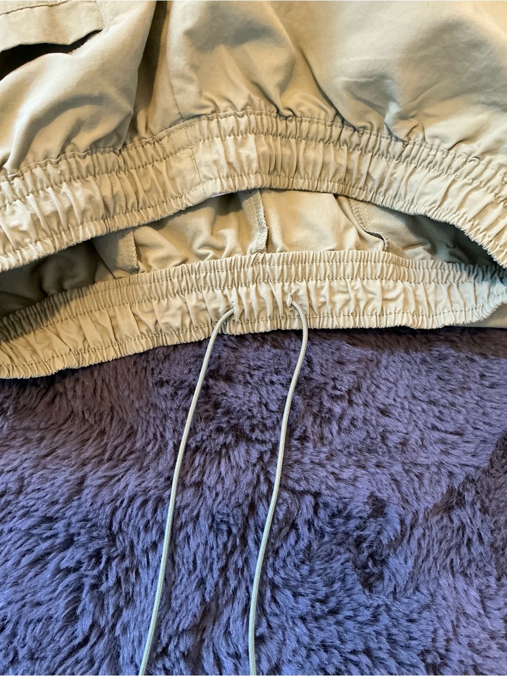 Nike Olive Green Drawstring Hem Track Pants - Picture 8 of 8